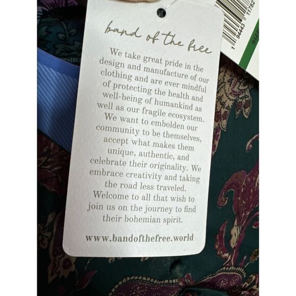 Band of Gypsies We The Free Wrap Dress Size Medium - Picture 5 of 14